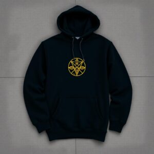 Neon Wing Hoodie — Charcoal